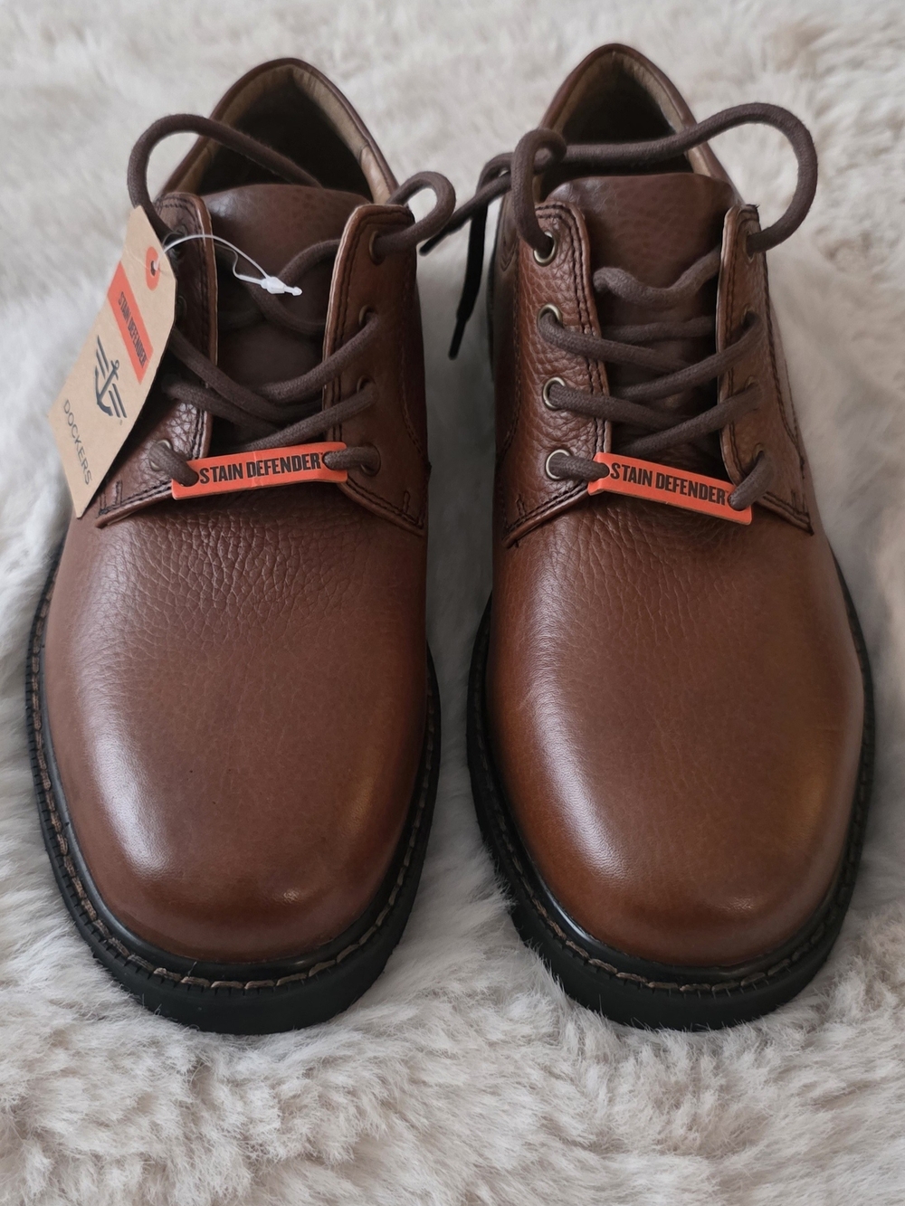 Dockers Men's Brown Leather Casual Derby Shoes